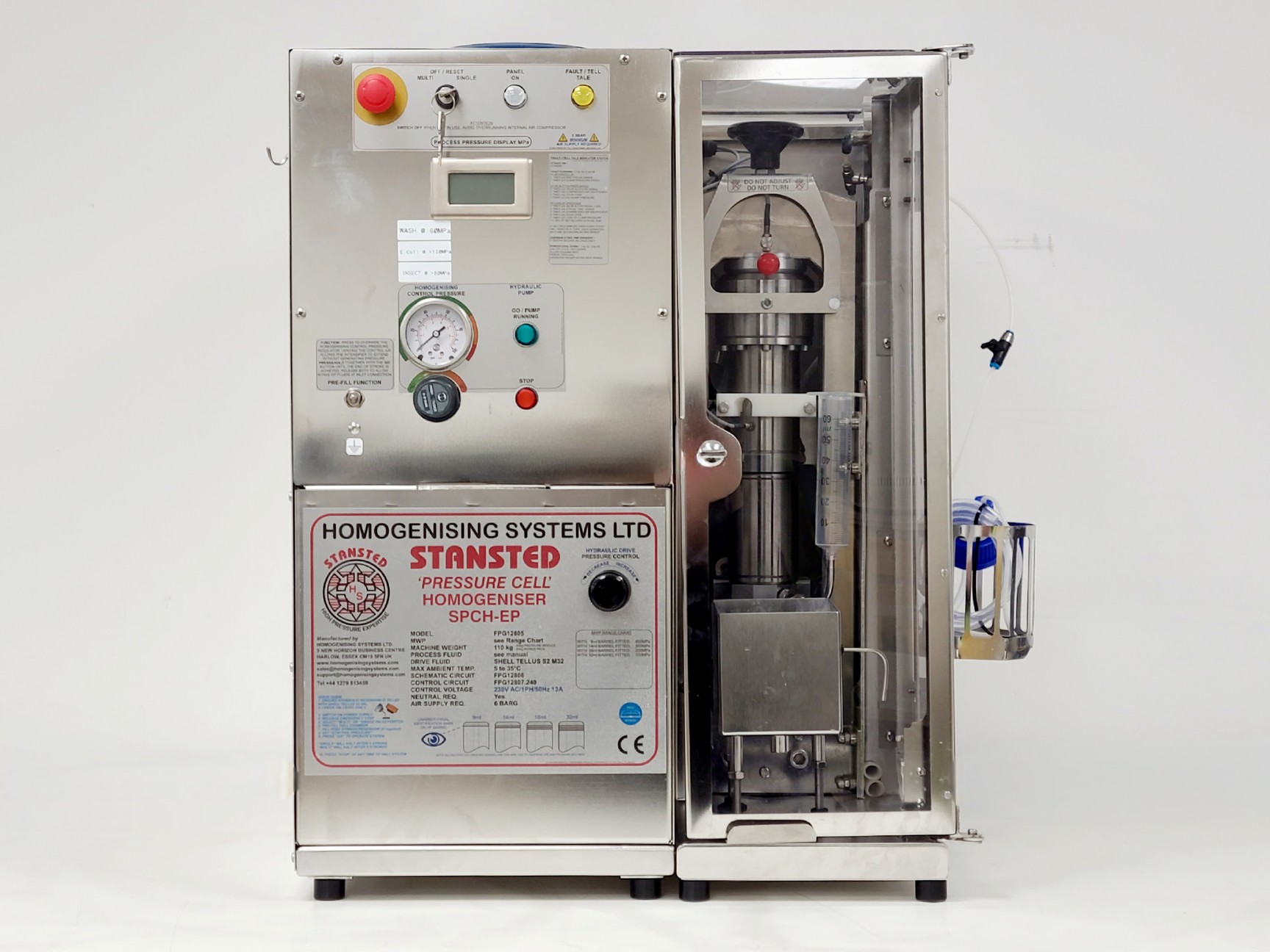 Image of Homogenising Systems Ltd Stansted 'Pressure Cell' Homogeniser Model: FPG12805