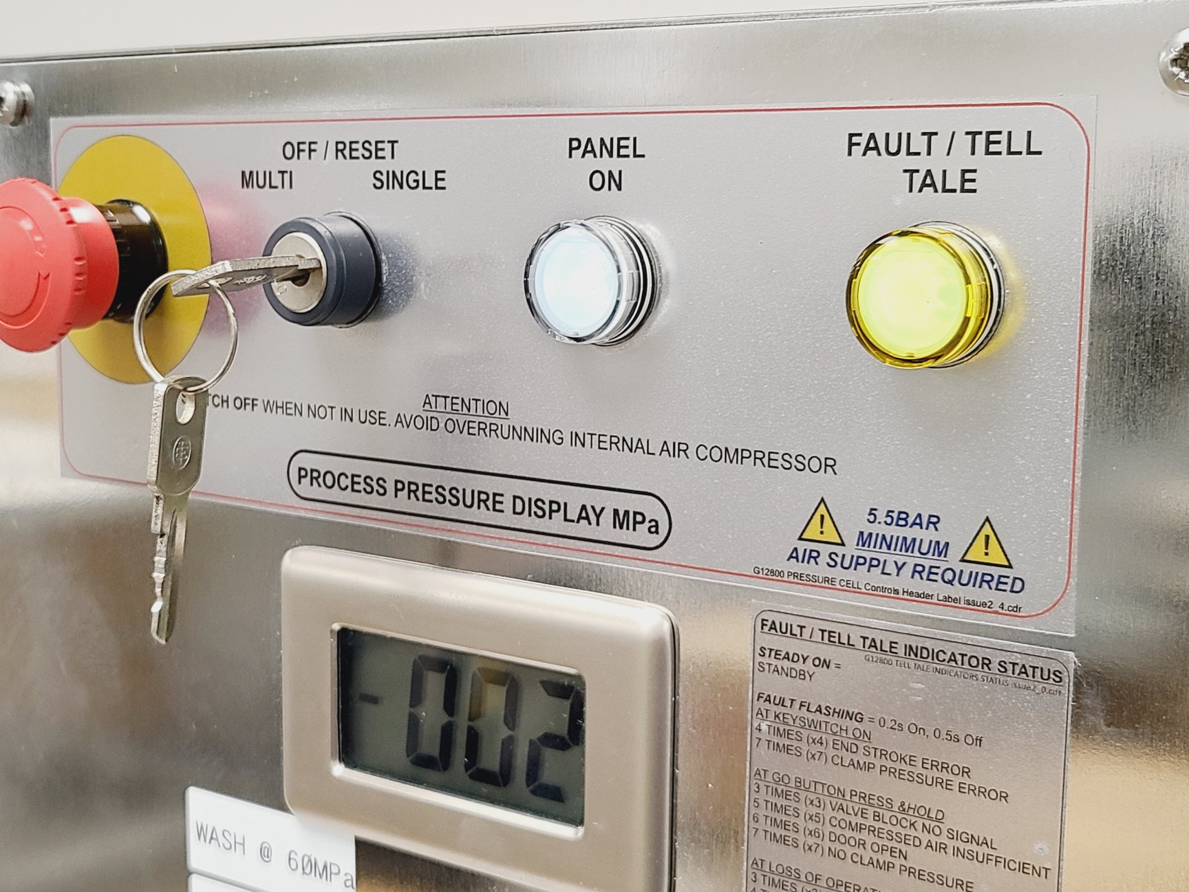 Image of Homogenising Systems Ltd Stansted 'Pressure Cell' Homogeniser Model: FPG12805