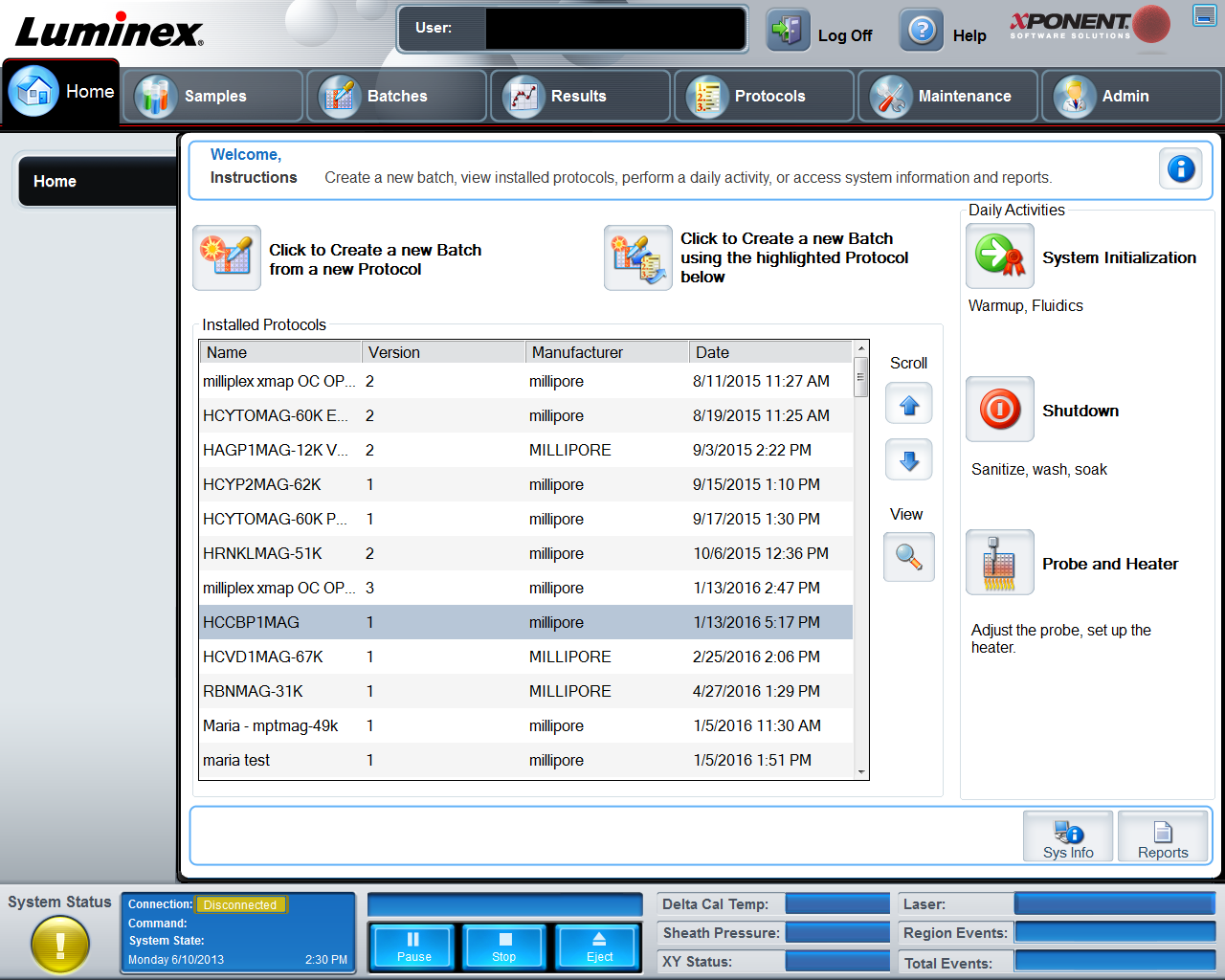 Image of Invitrogen Luminex 100/200, XYP, SD and PC System w/ Software Lab