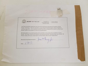 Thumbnail image of 3D Systems ProJet 460Plus CJP Full-Colour 3D Printer, Consumables & Spares