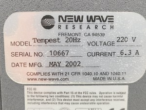 Thumbnail image of New Wave Research Model UP-213 with Tempest 20Hz Laser Ablation System Lab