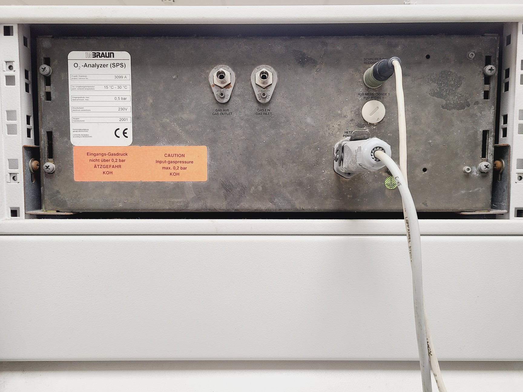 Image of MBraun LabMaster 130 Glove Box Lx95 Wx255 Hx192 Spares/Repair Lab