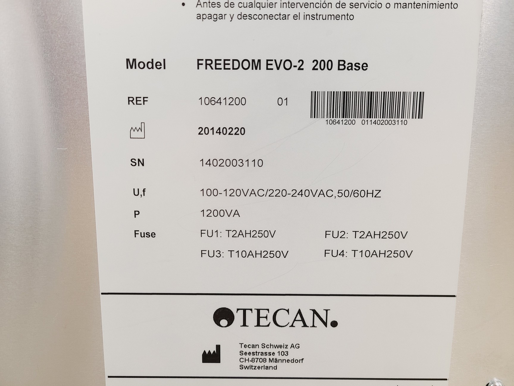 Image of Tecan Freedom EVO-2 200 w/ Infinite 200, Chameleon XT, SPAN-8 Lab