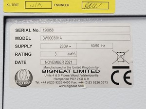 Thumbnail image of BigNeat PCR Workstation Model BW0003/01A 2021