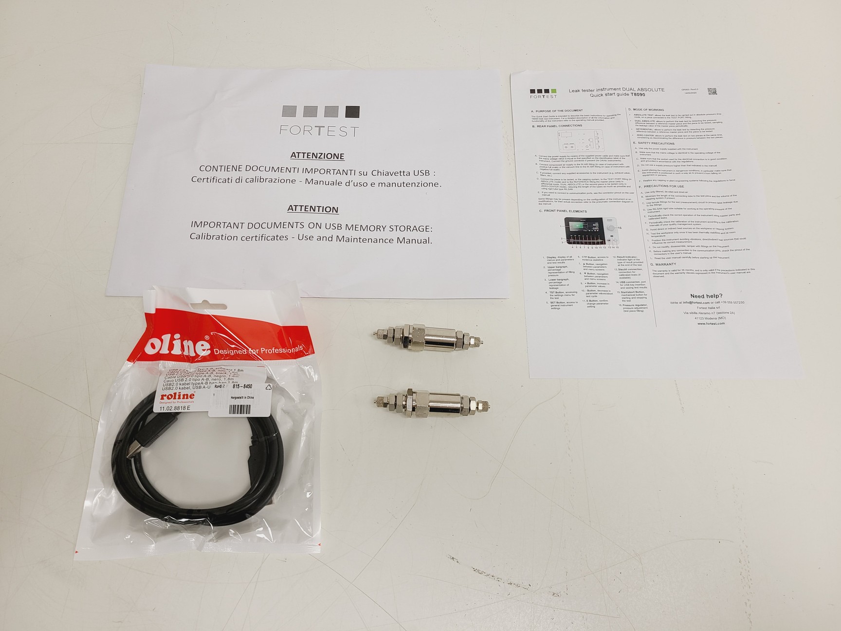Image of ForTest Model T8060 Standard Level Differential Leak Tester Lab