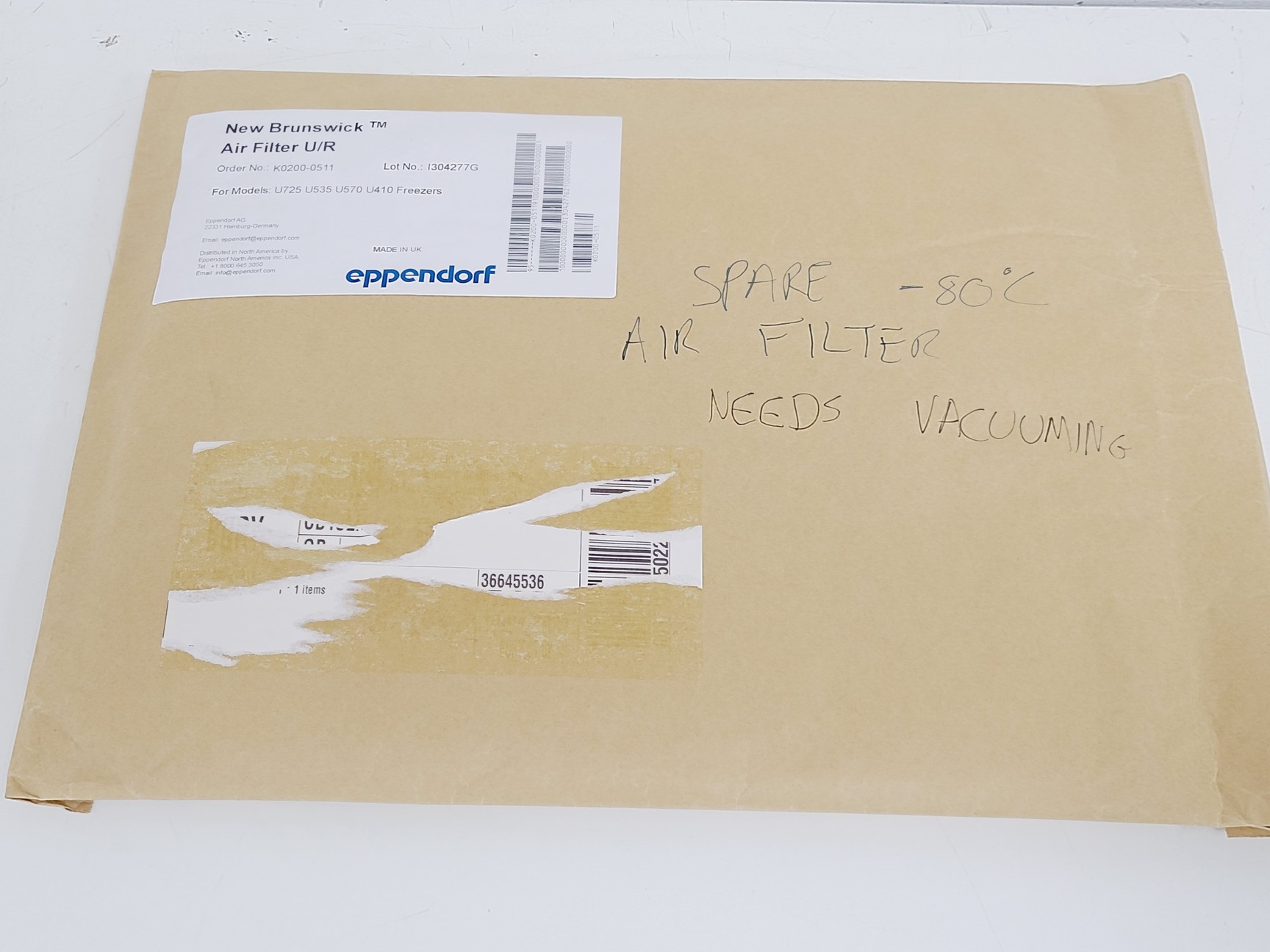 Image of Eppendorf CryoCube F570h with Premium Version CO2 Backup Lab