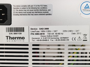 Thumbnail image of Thermo Scientific Dionex UltiMate 3000 System w/ RS Pump, Autosampler, TCC & DAD