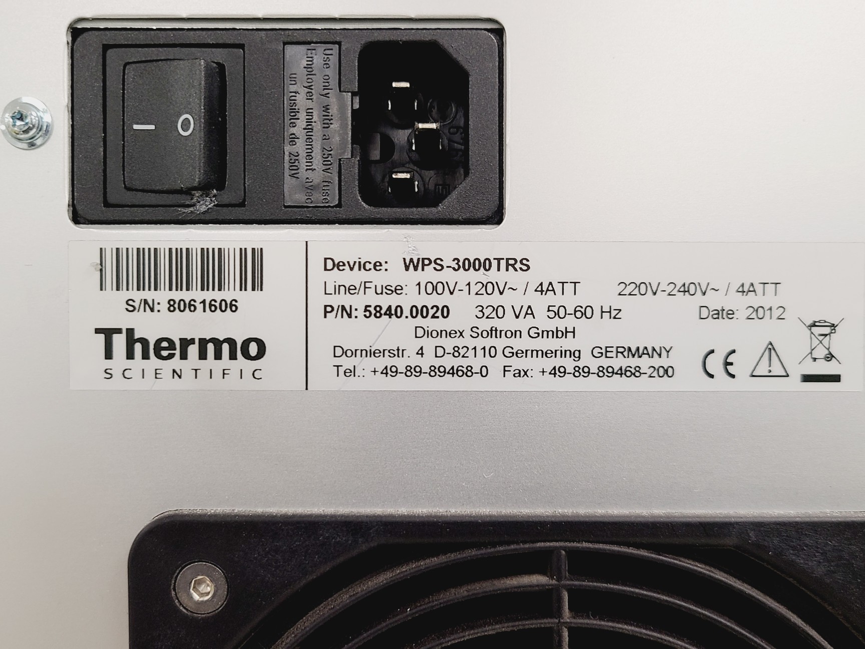 Image of Thermo Scientific Dionex UltiMate 3000 System w/ RS Pump, Autosampler, TCC & DAD