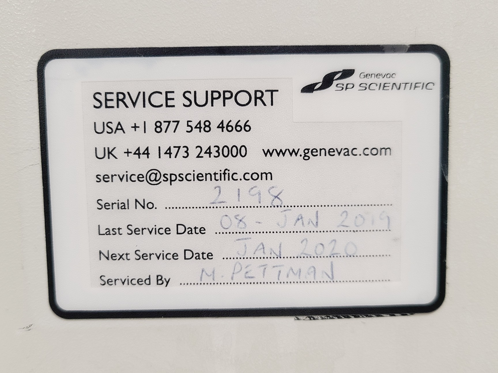 Image of Genevac Concentrator EZ-2 Plus Evaporating System Lab