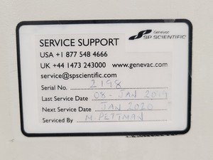 Thumbnail image of Genevac Concentrator EZ-2 Plus Evaporating System Lab