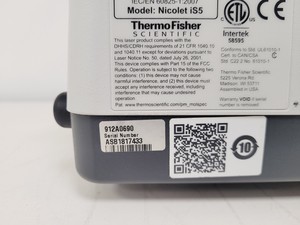 Thumbnail image of Thermo Scientific Nicolet iS5 FT-IR Spectrometer