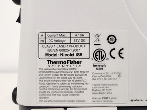 Thumbnail image of Thermo Scientific Nicolet iS5 FT-IR Spectrometer