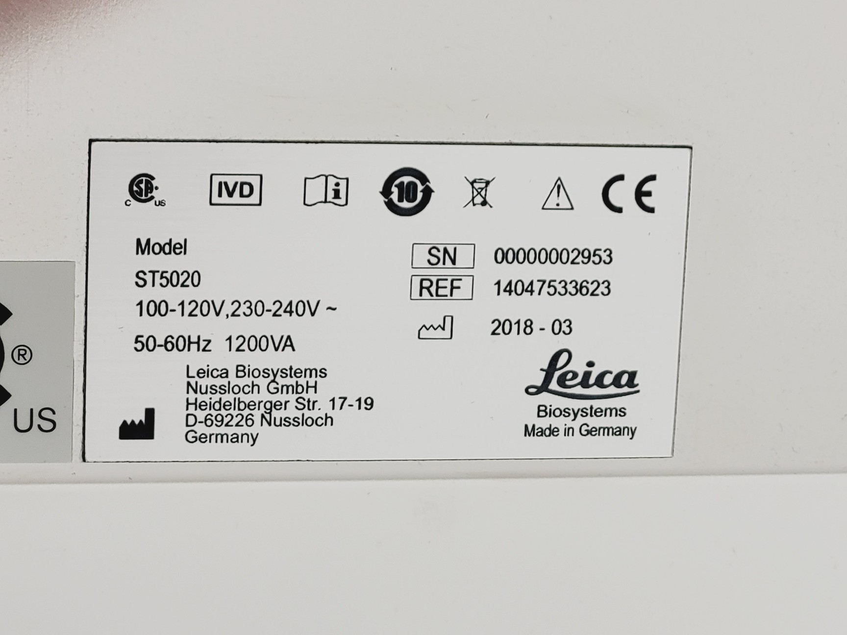 Image of Leica ST5020 Multistainer Slide Stainer Lab