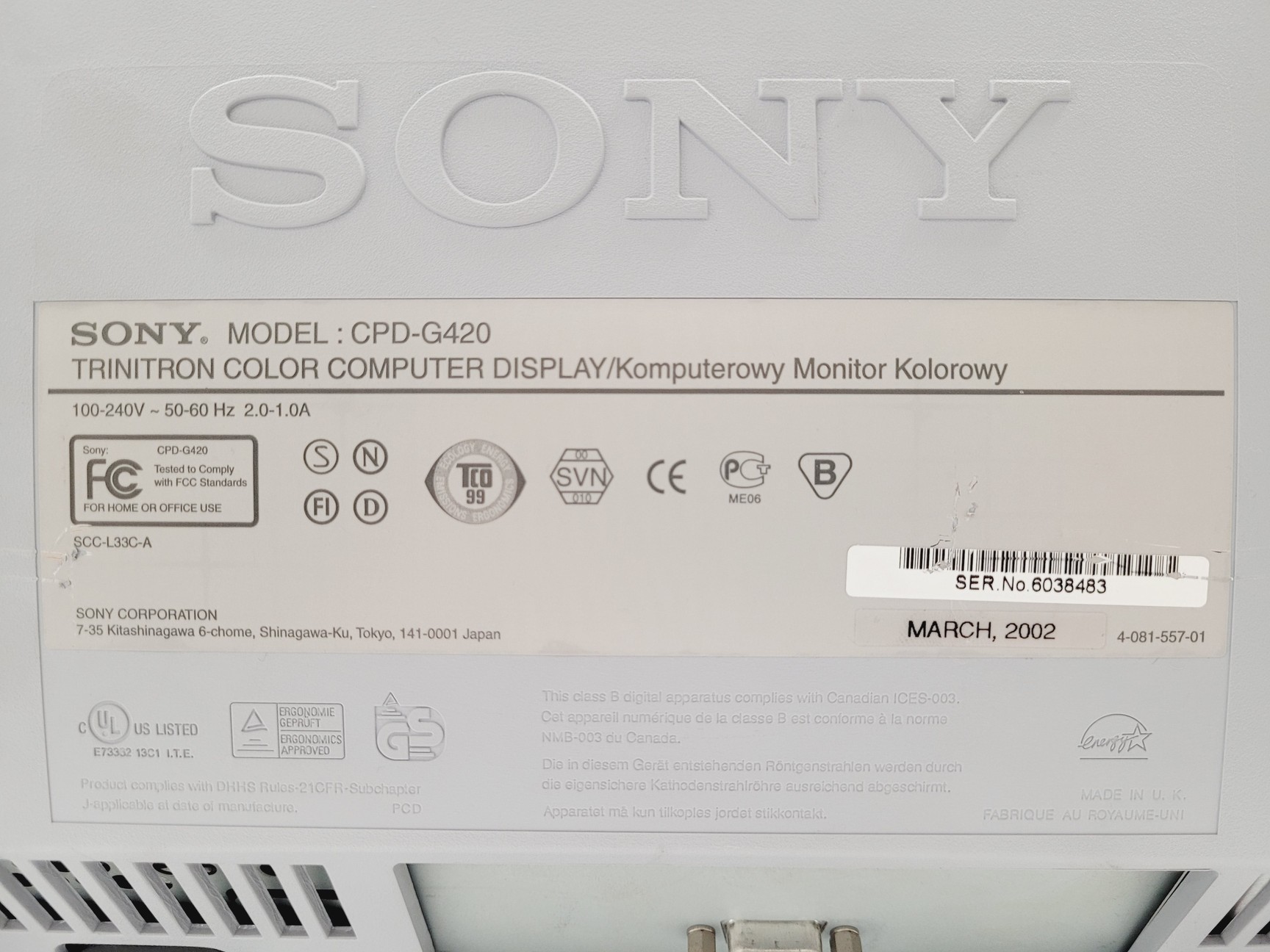 Image of Nikon Eclipse E600 Microscope System w/ PC & Monitor