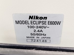Thumbnail image of Nikon Eclipse E600 Microscope System w/ PC & Monitor