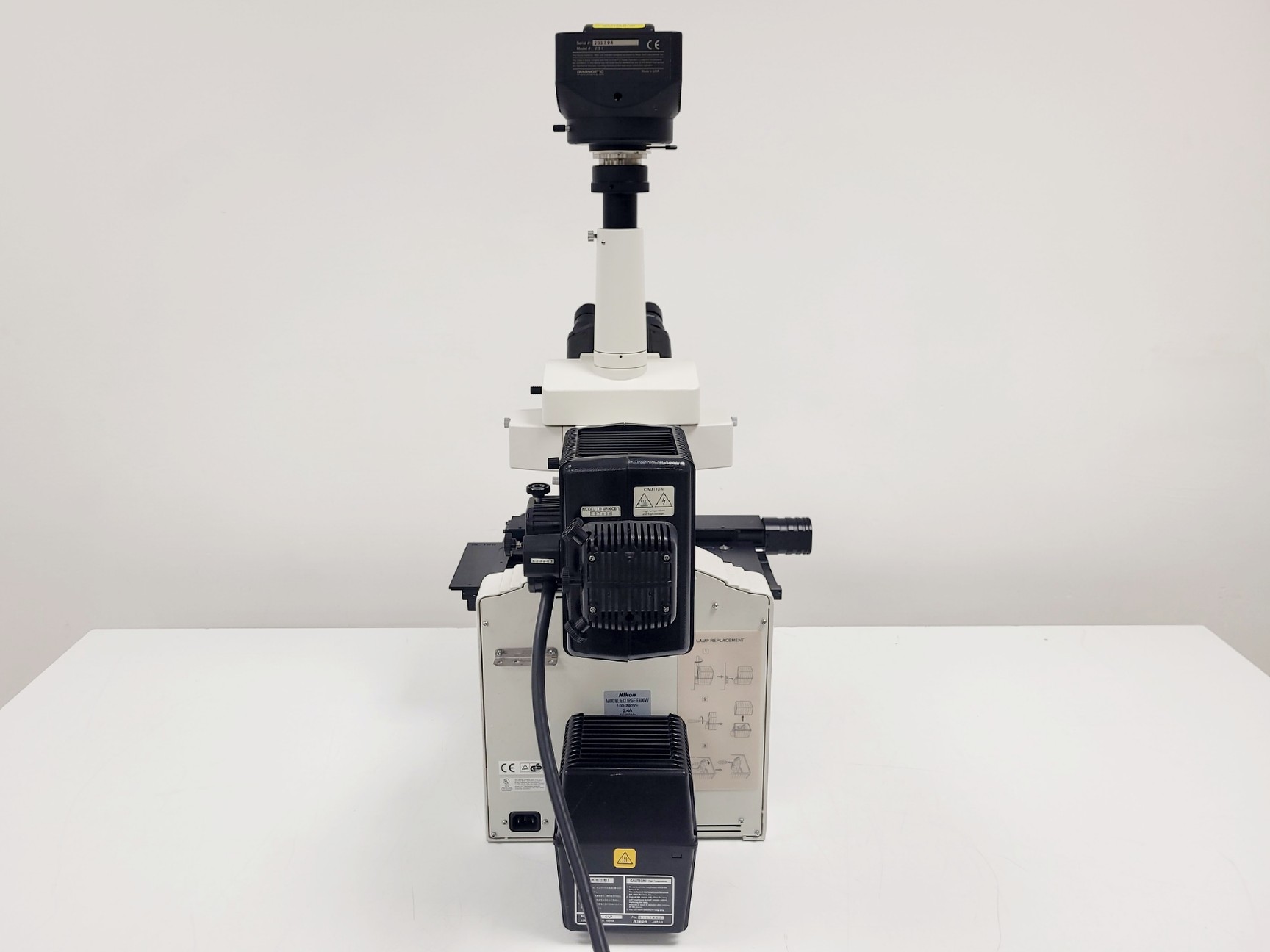 Image of Nikon Eclipse E600 Microscope System w/ PC & Monitor