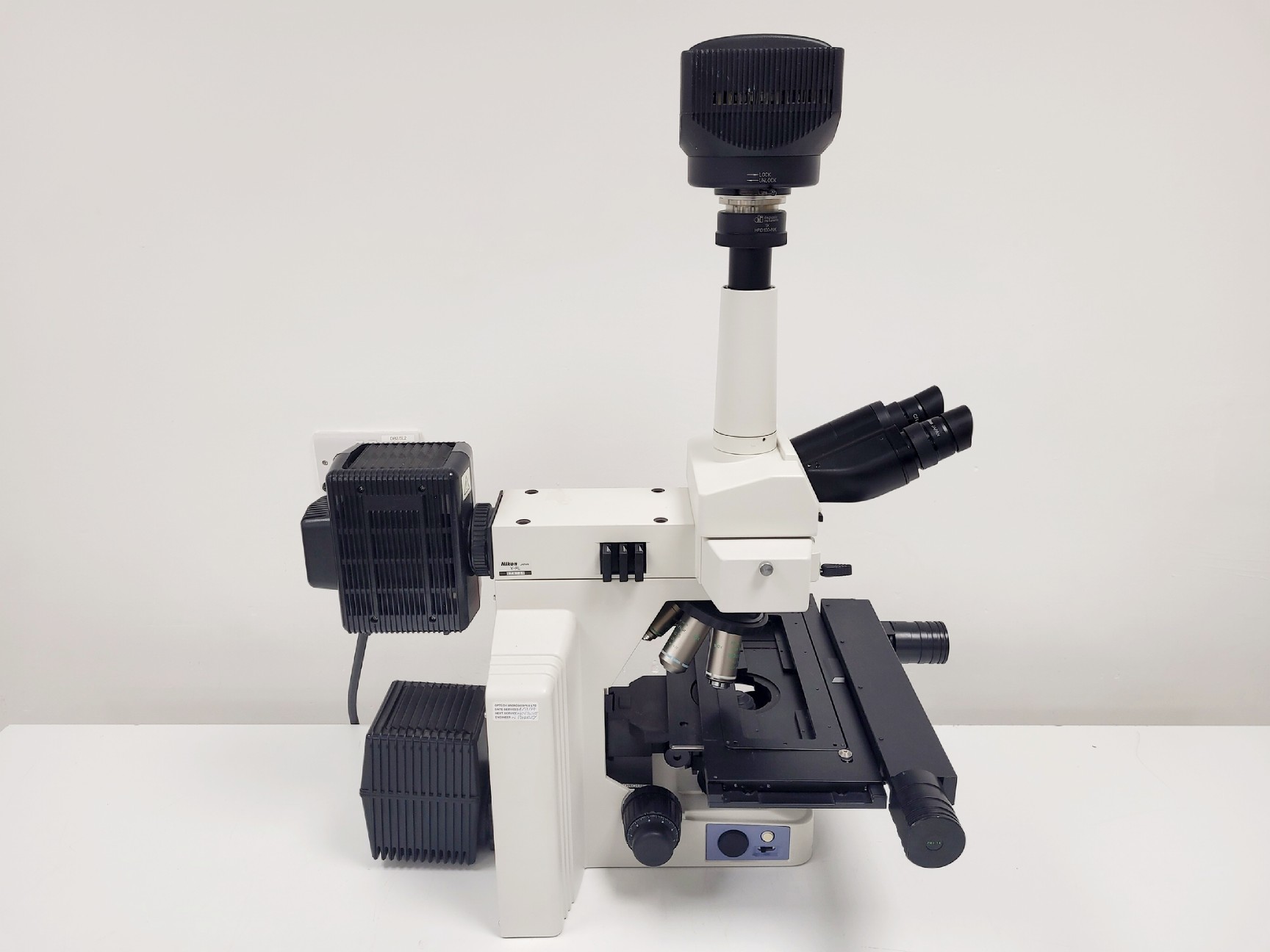 Image of Nikon Eclipse E600 Microscope System w/ PC & Monitor