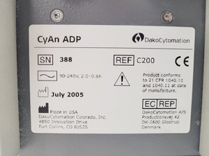 Thumbnail image of DakoCytomation CyAn ADP Flow Cytometer with SMS & PC