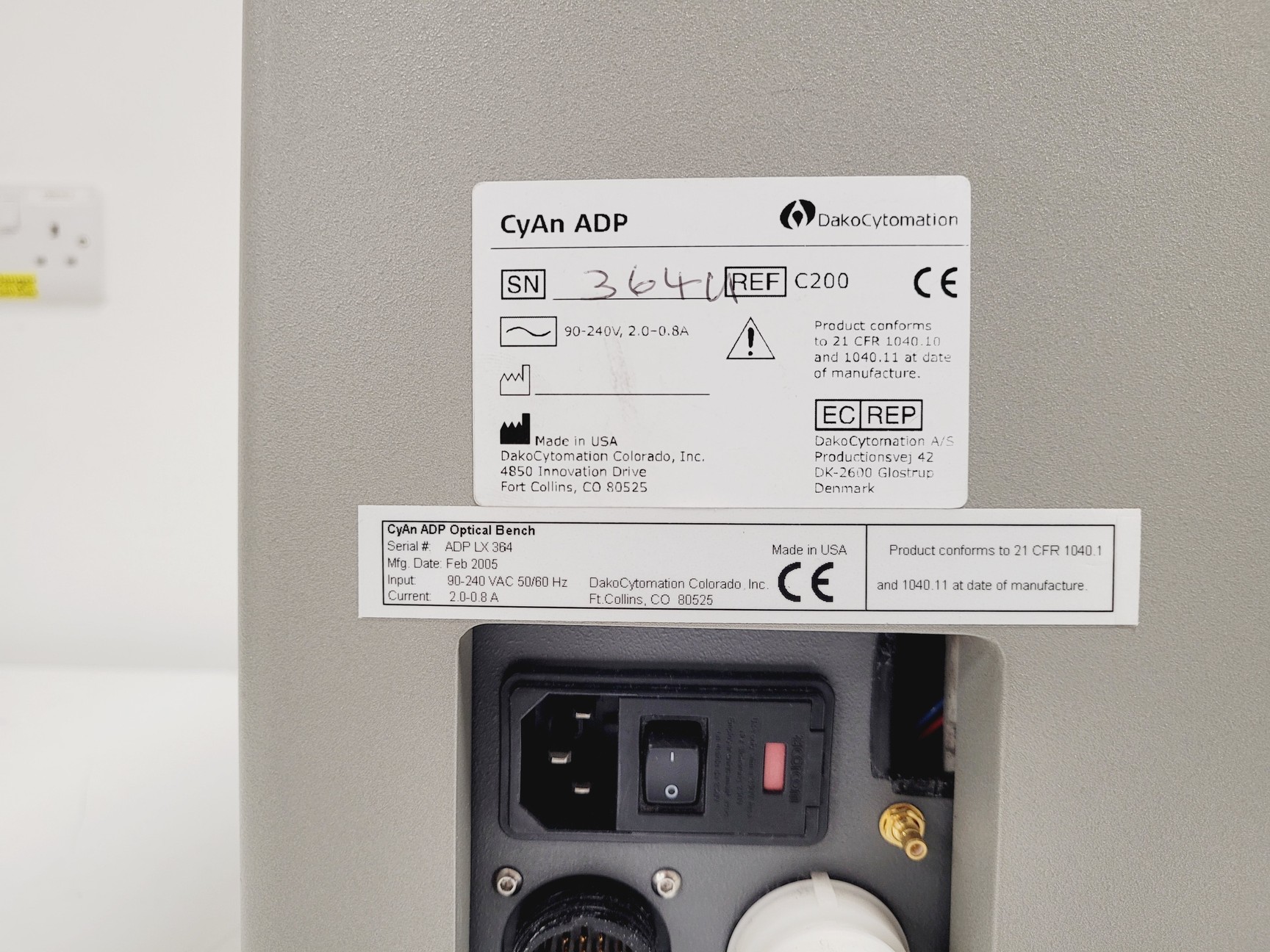 Image of DakoCytomation CyAn ADP Flow Cytometer