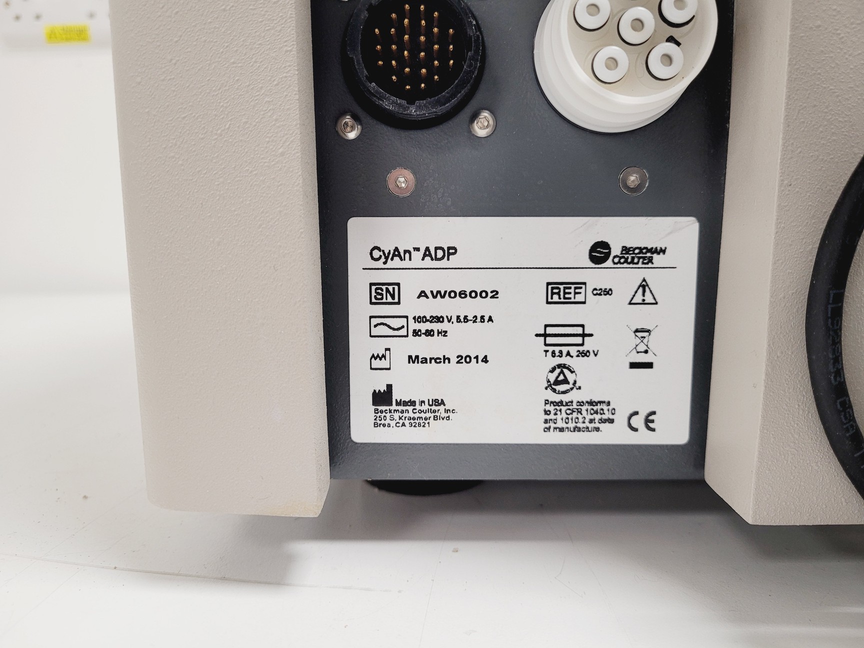 Image of DakoCytomation Beckman Coulter Flow Cytometer