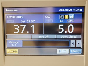 Thumbnail image of Panasonic MCO-170AICUVH-PE IncuSafe CO2 Incubator Lab