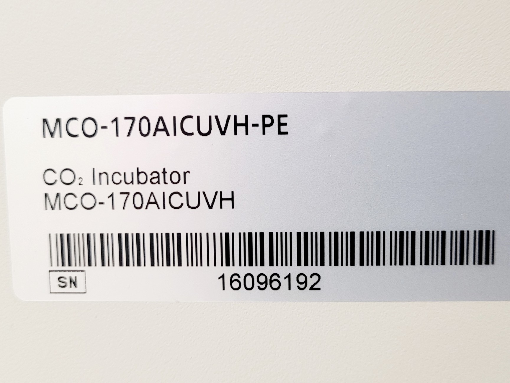 Image of Panasonic MCO-170AICUVH-PE IncuSafe CO2 Incubator Lab