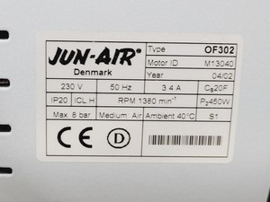 Thumbnail image of Jun-Air OF302-25 Air Compressor