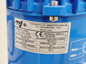 Thumbnail image of MGF Compressors Model SIL-EOL 24/50 Air Compressor 