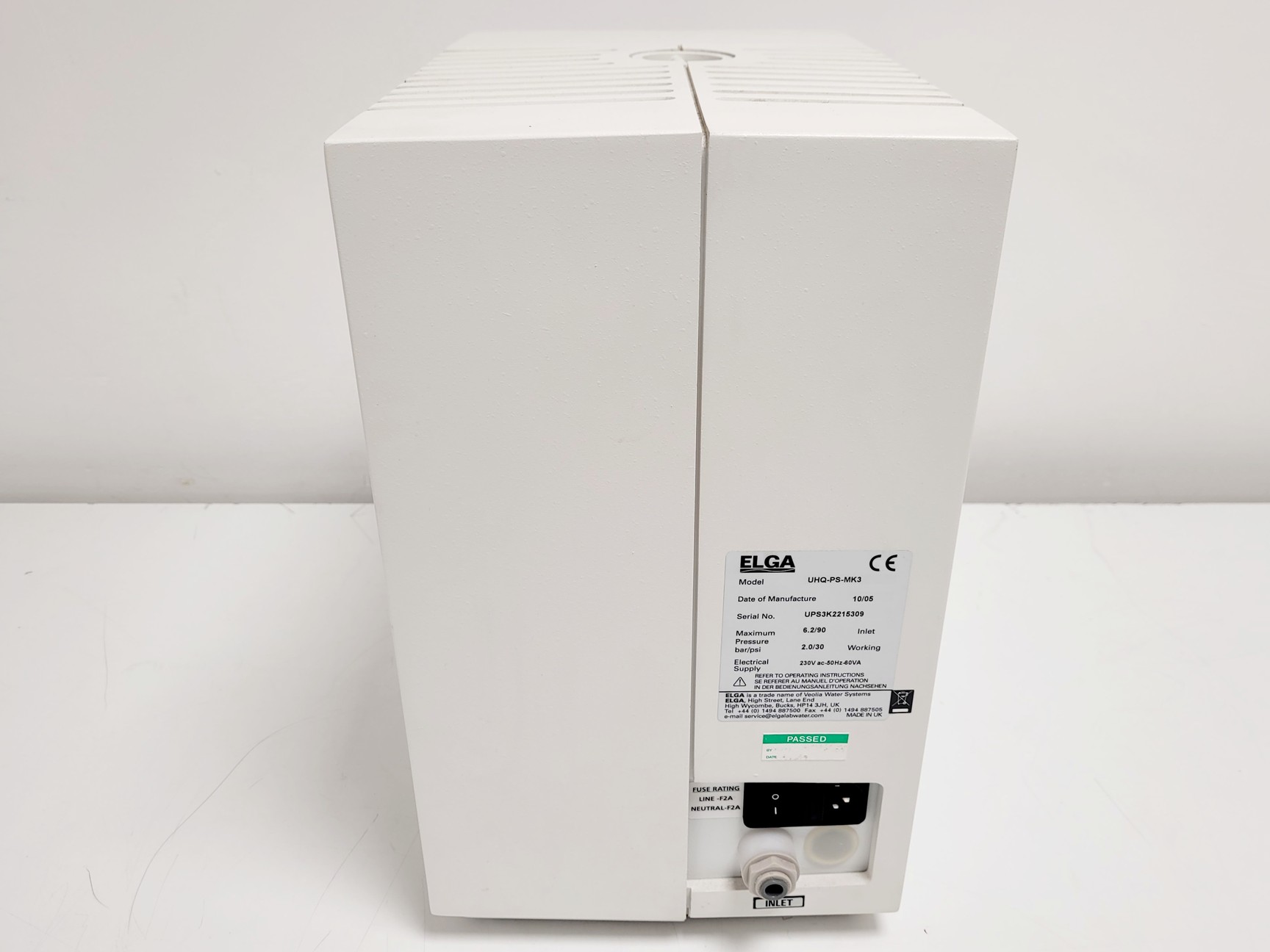 Image of Elga Purelab UHQ-PS-MK3 Water Purification System