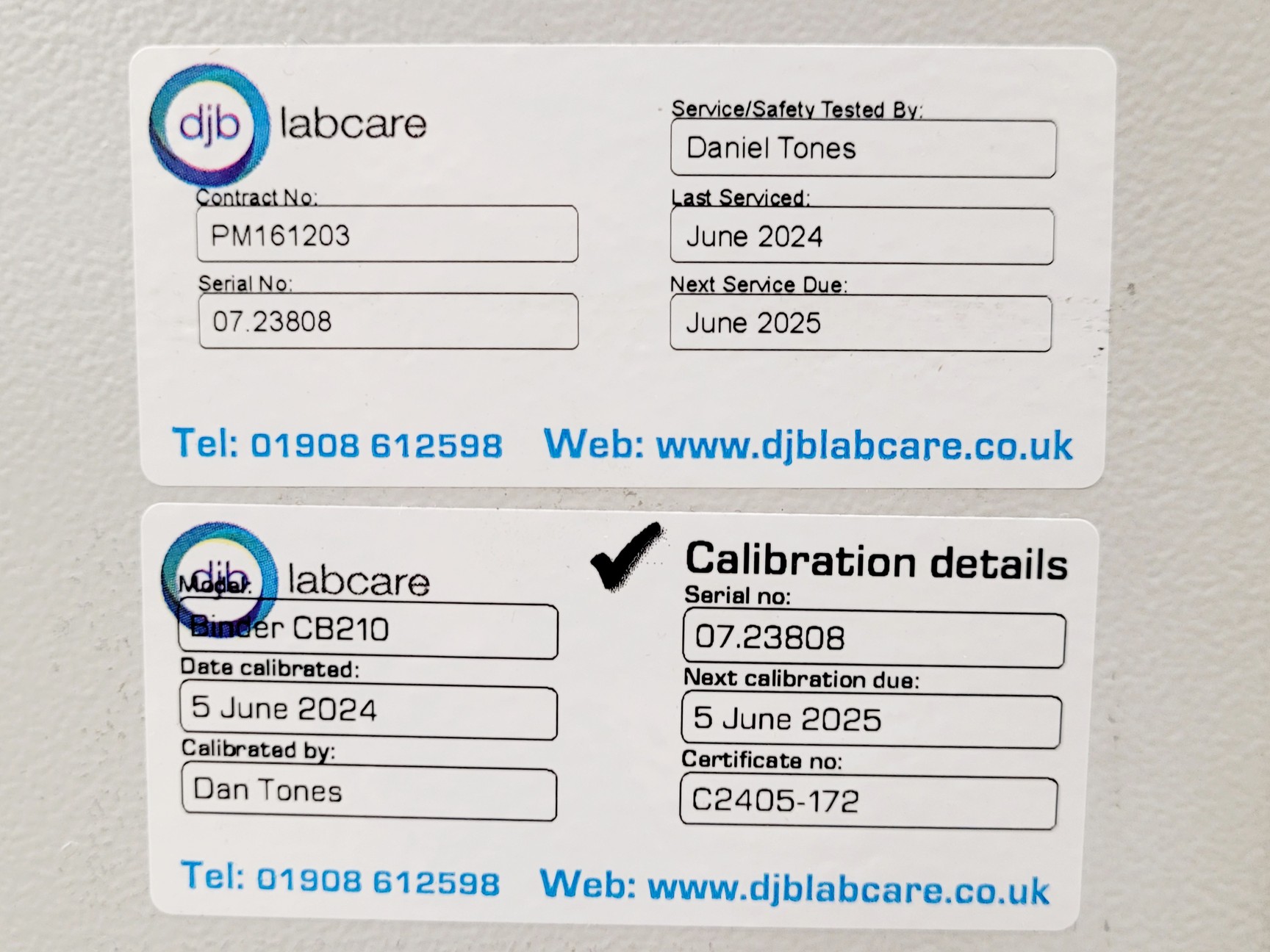 Image of Binder CB 210 CO2 Incubator Spares/Repair Lab