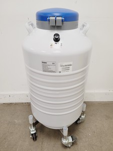 Thumbnail image of Haier Biomedical YDS-50B-125 Liquid Nitrogen Biological Dewar w/ Sample Racks