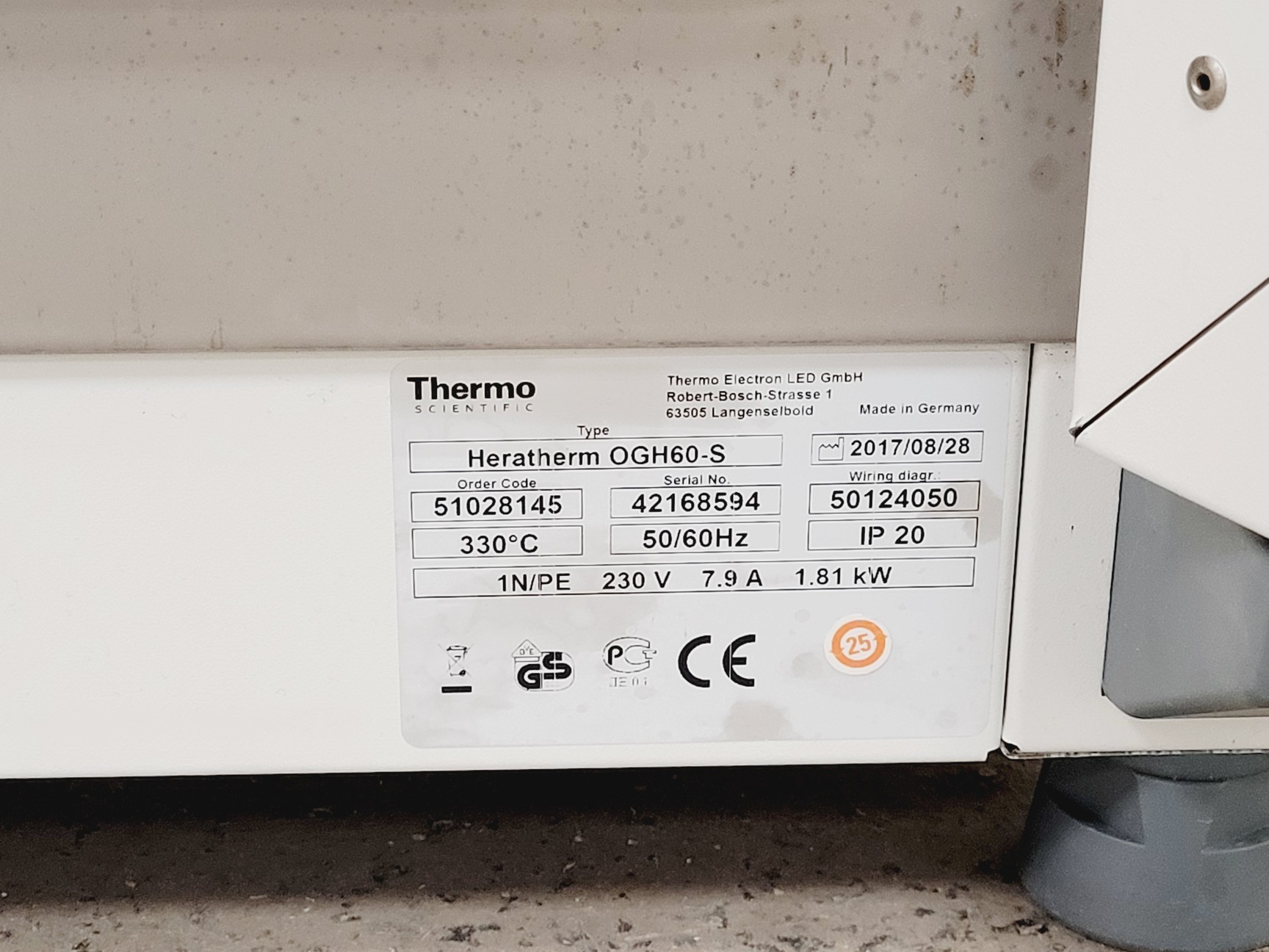 Image of Thermo Scientific Heratherm OGH60-S Advanced Protocol Oven