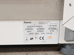 Thumbnail image of Thermo Scientific Heratherm OGH60-S Advanced Protocol Oven
