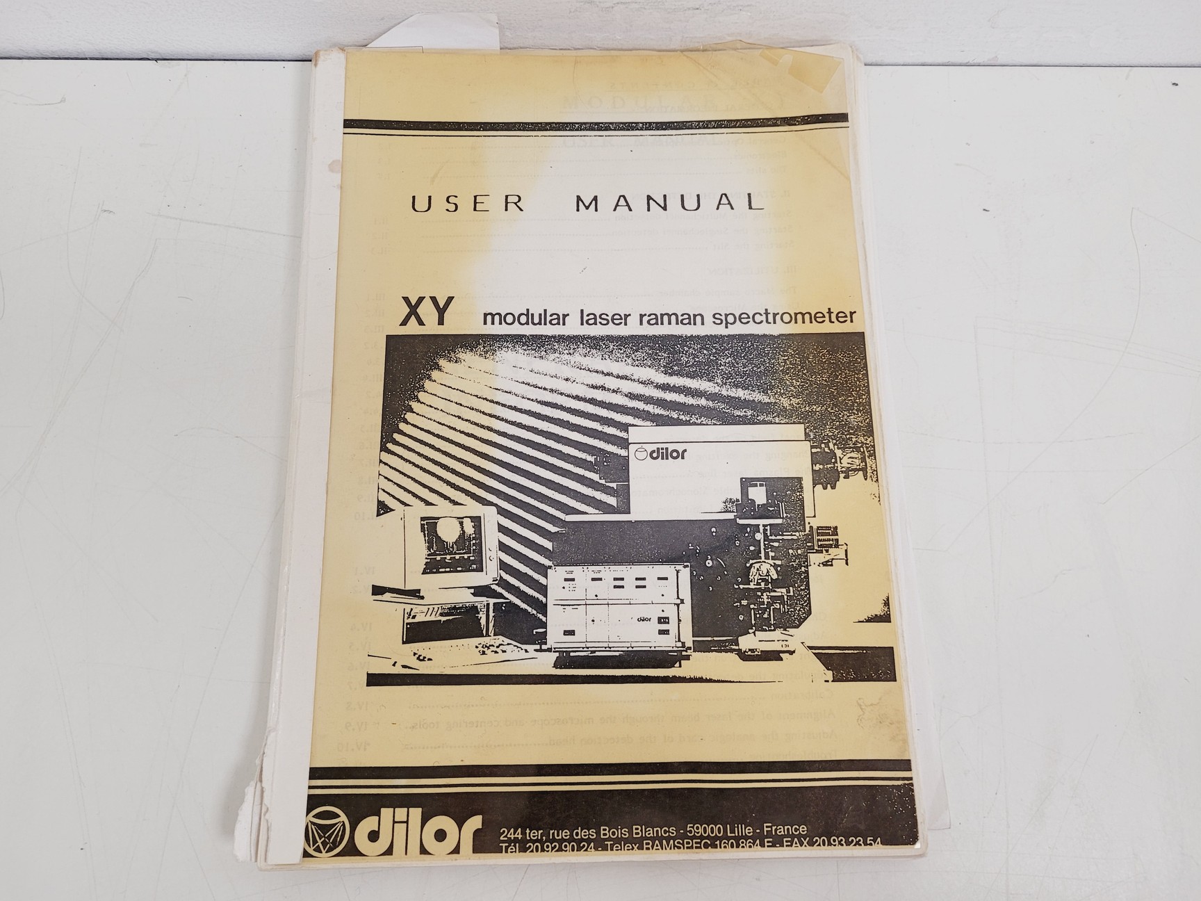 Image of Dilor XY-800 Double Monochromator Spectrometer w/ Nitrogen Cooled CCD Detector 