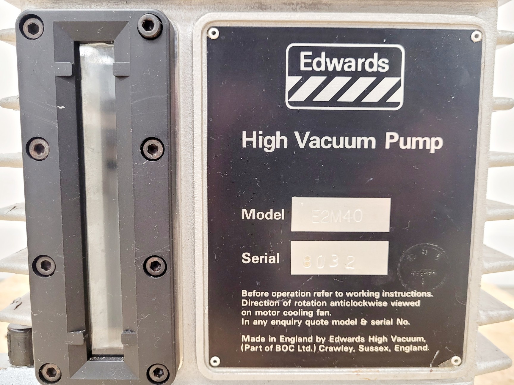 Image of Edwards E2M40 Vacuum Pump 60kg 