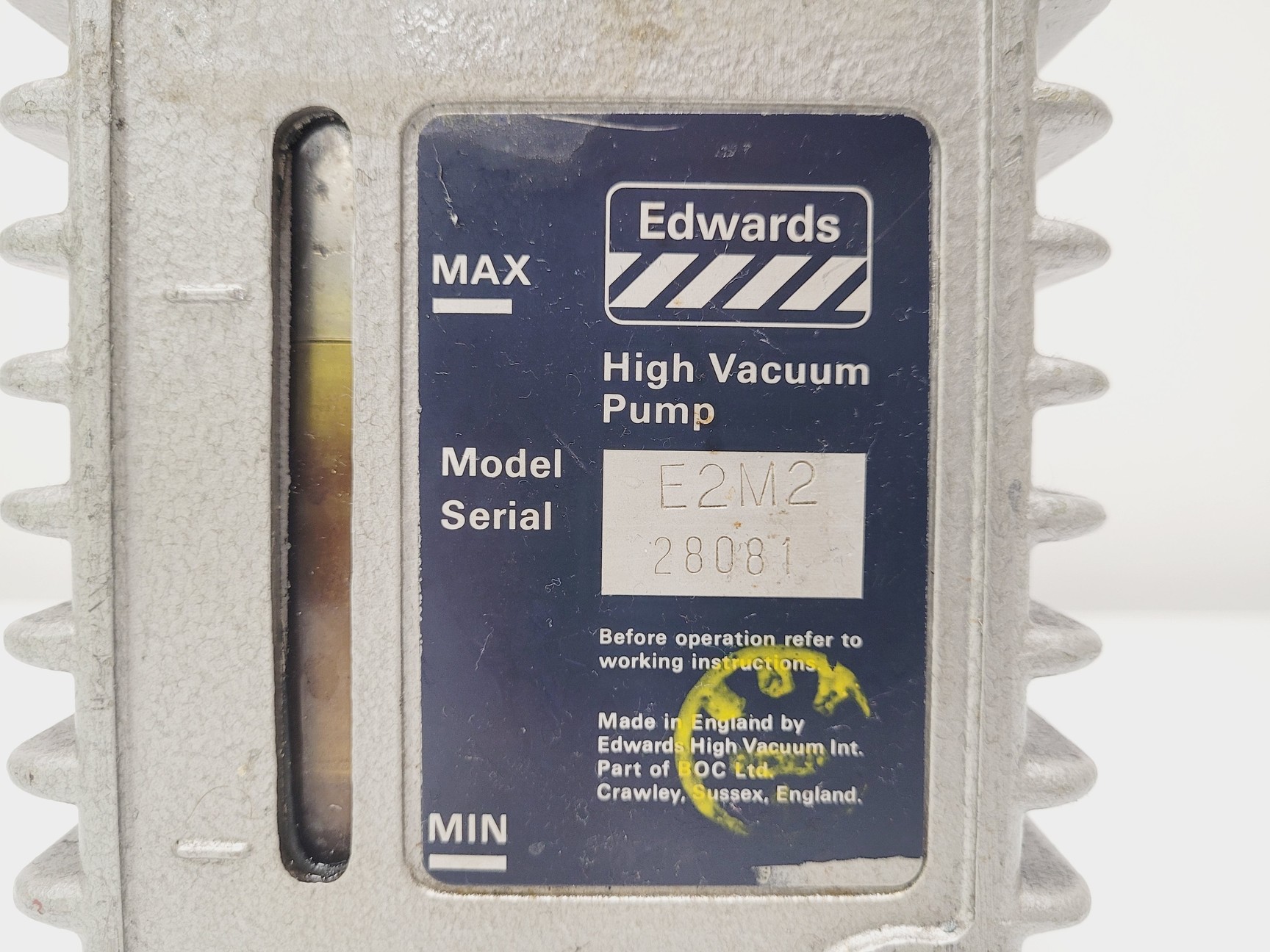 Image of Edwards 2 E2M2 Vacuum Pump