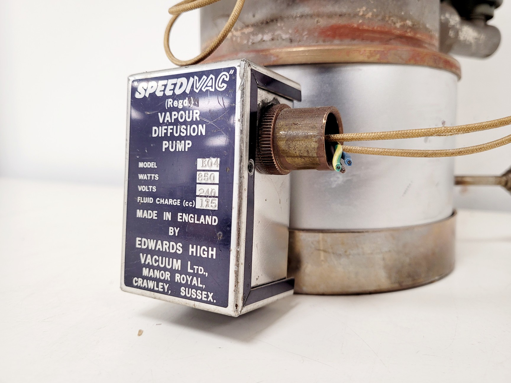 Image of Edwards High Vacuum Speedivac Mercury Vapour Trap 