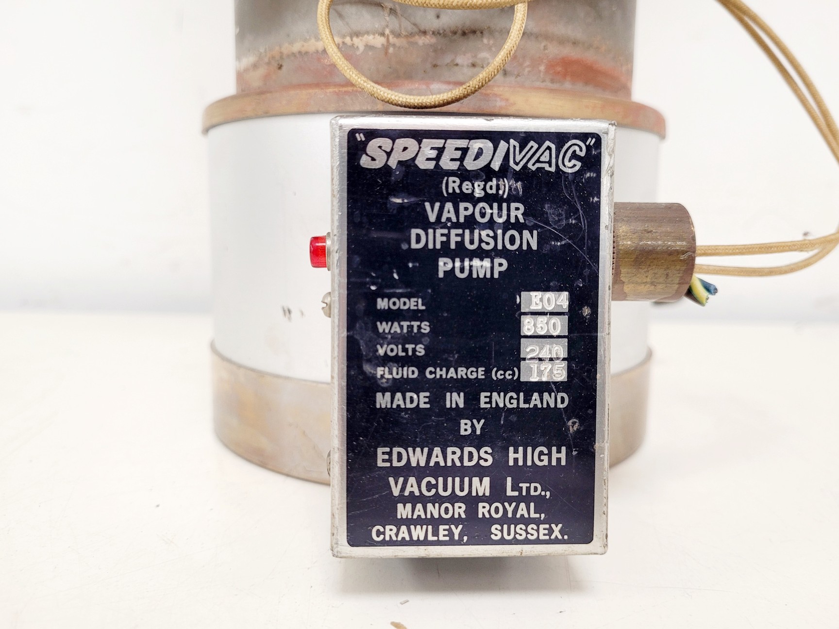 Image of Edwards High Vacuum Speedivac Mercury Vapour Trap 