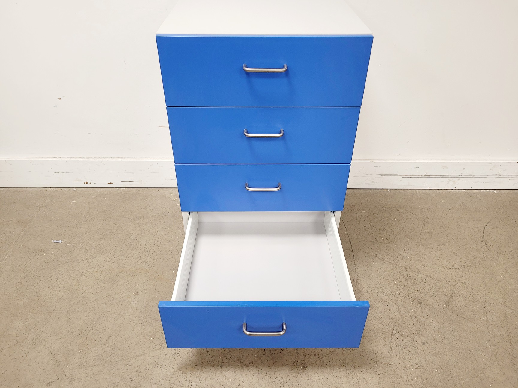 Image of Job Lot of 5 Blue Sets of Cupboards