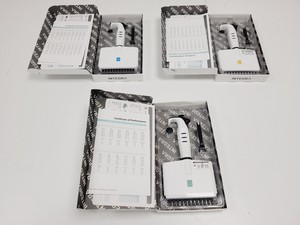 Thumbnail image of EVOLVE Integra Pipettes (5 x 12-Channel, 1 x 8-Channel) & 1 x Pipette Stand Lab