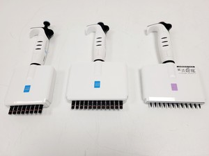 Thumbnail image of EVOLVE Integra Pipettes (5 x 12-Channel, 1 x 8-Channel) & 1 x Pipette Stand Lab