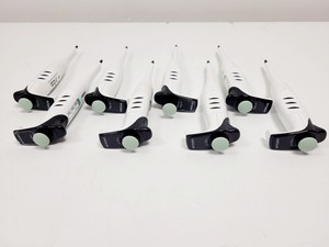 Thumbnail image of Job Lot of 43 x EVOLVE Integra Pipettes (0.2-2ul - 500-5000ul) w/ 5 x Stand Lab