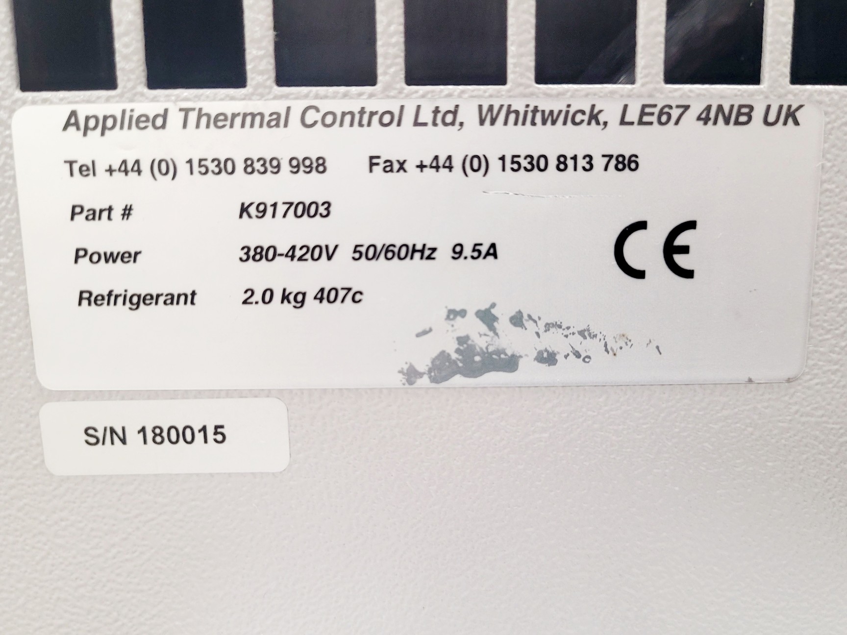 Image of ATC K9 Applied Thermal Control Recirculating Chiller 