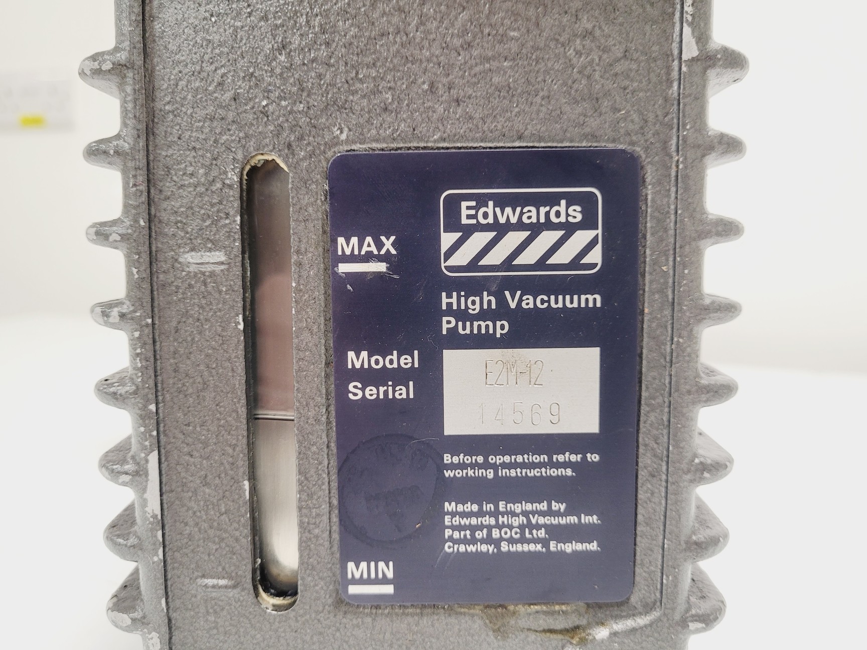 Image of Edwards E2M-12 Vacuum Pump Spares/Repair 
