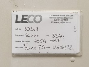 Thumbnail image of Leco SC-144DR Sulfur/Carbon Determinator 