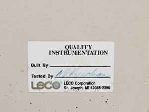 Thumbnail image of Leco SC-144DR Sulfur/Carbon Determinator 