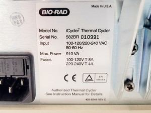 Thumbnail image of Bio-Rad iCycler iQ Real-Time 96-Well Plate PCR Detection System Lab
