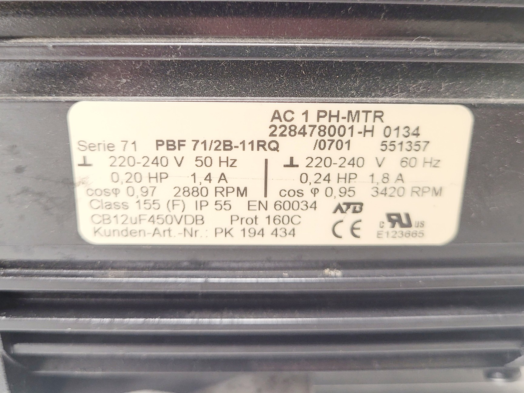 Image of Pfeiffer Duo 2.5 Rotary Vane Vacuum Pump 