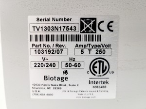 Thumbnail image of Biotage TurboVap II Sample Evaporator & 10x 200ml Biotage Tubes Lab