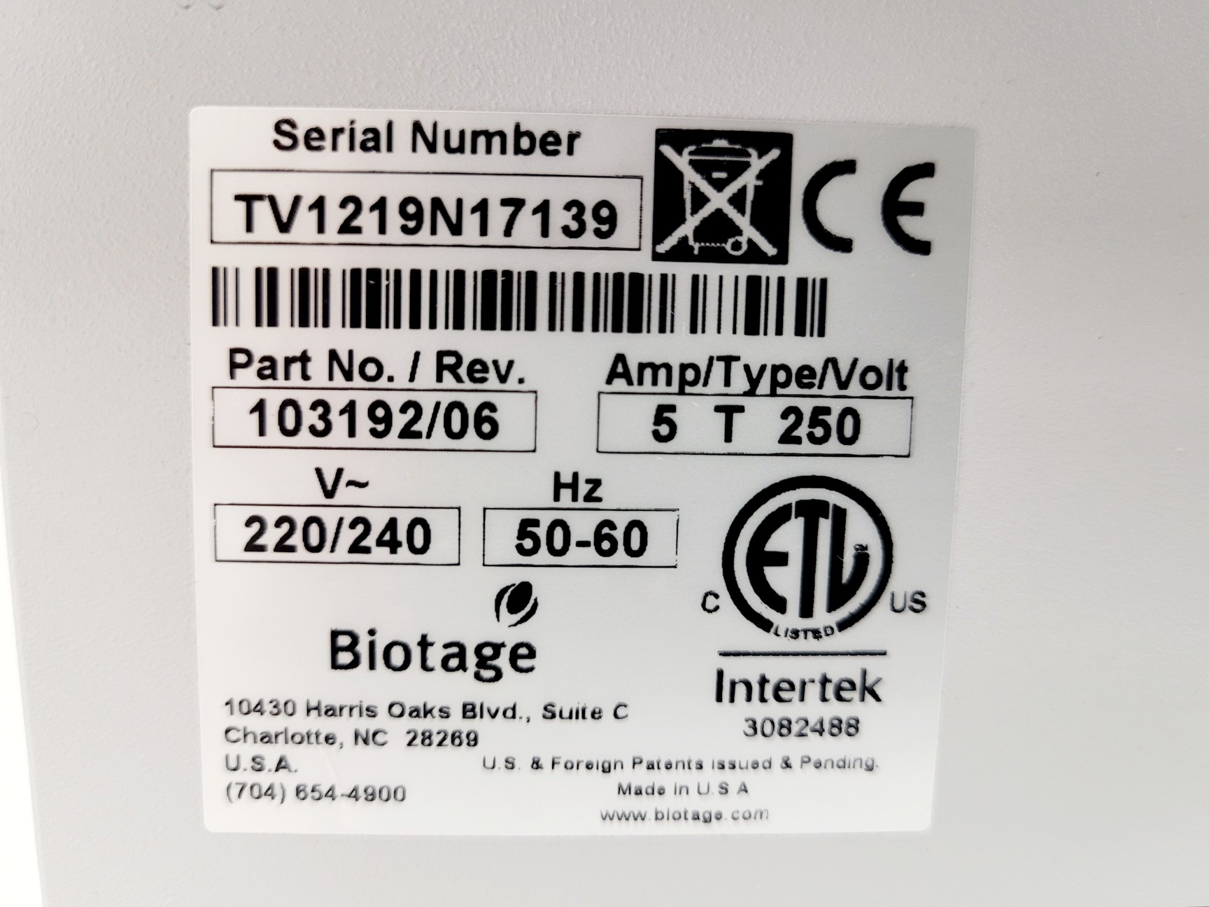 Image of Biotage TurboVap II Sample Evaporator & 10x 200ml Biotage Tubes Lab